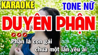 DUYÊN PHẬN Karaoke Bolero Tone Nữ  SIÊU TRỮ TÌNH   Bến Đợi Karaoke [upl. by Kylah407]