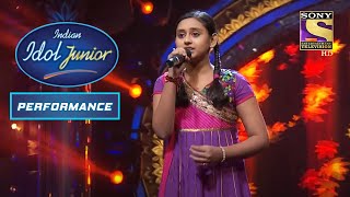 Debanjana के Tujh Mein Rab Performance से Sulaiman हुए बहुत ख़ुश Indian Idol Junior  Performance [upl. by Meirrak]