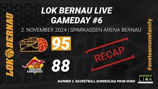 Recap  LOK Bernau vs Iserlohn Kangaroos  021124  Barmer 2 Basketball Bundesliga ProB Nord [upl. by Sakhuja]