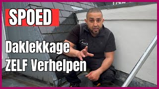 Leer zelf daklekkage opsporen en een zinkendak reparatie maken [upl. by Verlee279]