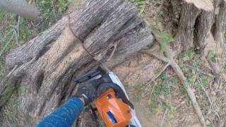 First cuts with my new stihl ms 362 cm [upl. by Pelson917]