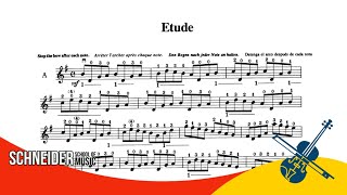 12  Etude  S Suzuki  Suzuki Book 1 for violin  Violin Sheet Music  Partitura para Violino [upl. by Anik619]