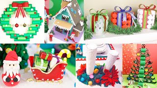 6 IDEAS PARA NAVIDAD CON RECICLAJE 🎄 Decoración Navideña FÁCIL Y BARATA  Manualidades aPasos [upl. by Holly-Anne]