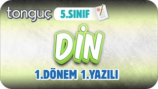 5Sınıf Din 1Dönem 1Yazılıya Hazırlık 📝 2024 [upl. by Innad]