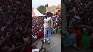 Feffe Bussi 🇺🇬 MALISWENE performing storylive ntungamo westernuganda dancehall hiphop ugandan [upl. by Kulda845]