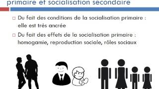 De la socialisation de lenfant à la socialisation de ladulte  continuité ou ruptures [upl. by Manly]