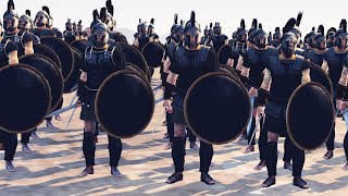 1500 Myrmidon Swordman Vs 2250 Carthage Infantry  Total War Rome 2 [upl. by Ecaj]