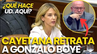 Cayetana Álvarez de Toledo RETRATA a Gonzalo Boye en el Congreso [upl. by Nalehp]