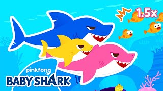 Can You Dance to the FASTER Baby Shark  Compilation  Baby Shark Remix  Baby Shark Official [upl. by Hayman158]