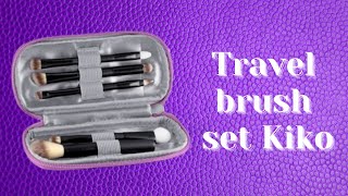 Review Travel Brush Set kiko [upl. by Llerrut738]