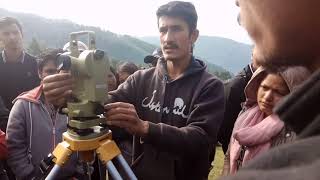 How to handle Theodolite [upl. by Ahsekram]