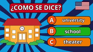 🏙️ Aprende LUGARES de la CIUDAD en INGLÉS ¡Descubre Cómo se Dice Cada Sitio con este QUIZ 🧭 [upl. by Drofliw]