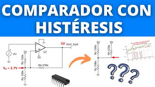 Aprende CÓMO Funciona un Comparador con HISTÉRESIS Schmitt Trigger  UTSOURCE [upl. by Cherie]