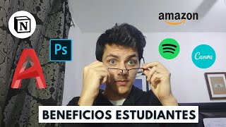 10 DESCUENTOS y BENEFICIOS para ESTUDIANTES 📢🎒 [upl. by Pauletta]