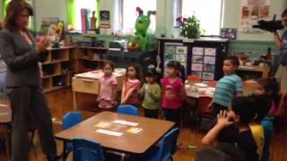 US Rep Cheri Bustos visits Webster Head Start [upl. by Ozneral181]