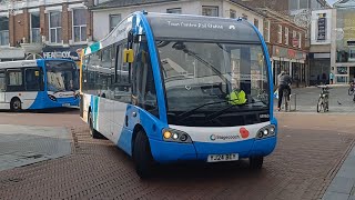 Stagecoach South East 48160 YJ24 BEY leaving Bank Street on a G to South Willesborough [upl. by Airrej]