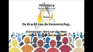 Oecumenische Basisgemeente De Duif Viering 19 mei 2024 Voorganger Bert van der Meer [upl. by Cerelly238]