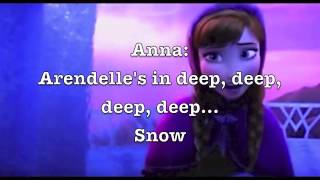 For the First Time in Forever Reprise  Kristen Bell Idina Menzel with Anna and Elsa lyrics [upl. by Ynnaej]