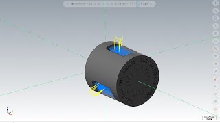 DEMO ROUGHING ROTARY ADVANCED IN MASTERCAM 2022 [upl. by Martinic]