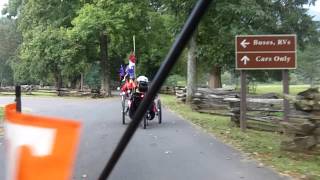 Recumbent Trike Tour Cades Cove TN 20130831 ActionBent Catrike ICE TerraTrike [upl. by Hitt]