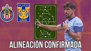 🚨Noticias chivas  ALINEACIÓN CONFIRMADA PARA CHIVAS VS TIGRES  chivas hoy [upl. by Ulrich]