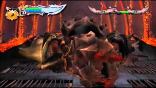 PS2God of war  God mode  part 33 The Hall of Hades  Giant MinotaurPandoras Guardian [upl. by Atterehs]