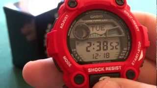 CASIO GSHOCK REVIEW AND UNBOXING G7900A4 RESCUE RED [upl. by Ntsuj]