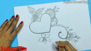 How to Draw a simple mandala flower design  simple mandala design  pencil drawing flowers [upl. by Pryce]