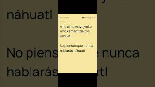 curso para aprender náhuatl no pienses que no podrás hablar el idioma náhuatl [upl. by Luelle]