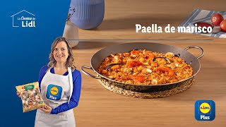 Paella de marisco 🥘🐟  Recetas de pescado  Lidl España [upl. by Elocin836]