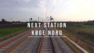 Cabview København H  Ringsted via Køge Nord [upl. by Magnien687]