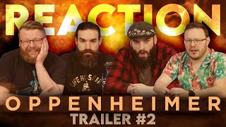 Oppenheimer  Official Trailer 2 REACTION [upl. by Aidil]