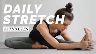 15 Min Full Body Stretch  Daily Routine for Flexibility Mobility amp Relaxation  DAY 7 [upl. by Lyle]