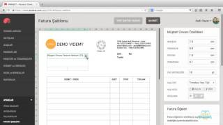 03 Fatura Şablonu Düzenleme İşlemleri [upl. by Larentia]