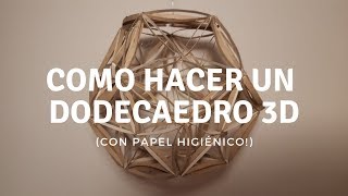 Como hacer un dodecaedro 3D [upl. by Eyde]