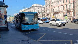 Volgabus5270G4 6323 на маршруте 191 [upl. by Eeral506]