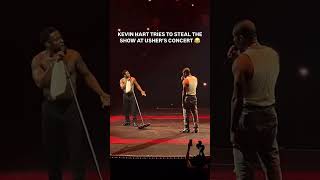 Kevin Hart tries to steal the show at Ushers concert💀😭 usher kevinhart rnb singer pop [upl. by Mapes35]