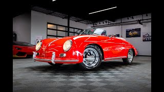 1959 Porsche 356 Speedster Replica Built by Vintage Speedsters Only 994 miles 4 Speed Manual [upl. by Nnylsoj]