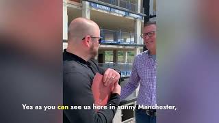 Brian visits the the Berkeley Square development in Manchester [upl. by Anilrahc]