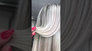 Platinum blonde highlights [upl. by Aicek]