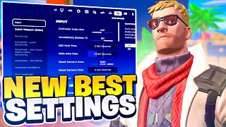 NEW BEST Controller Settings For Fortnite Chapter 5 PS4PS5XboxPC [upl. by Franci]