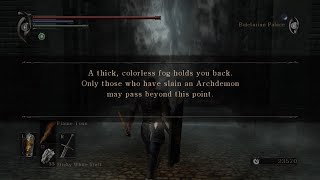 Demons Souls  How to Remove Colorless Fog wall Slain an Acrchdemon [upl. by Ycnan]