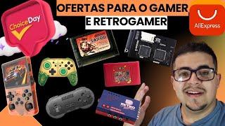 Retrogamer ECONOMIZA no ALIEXPRESS  Choice Day OUTUBRO [upl. by Nayra140]