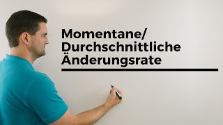 MomentaneDurchschnittliche Änderungsrate Autofahrt Teil 3  Mathe by Daniel Jung [upl. by Cahn]