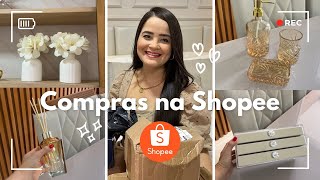 COMPRAS NA SHOPEE  ITENS PARA A CASA  ORGANIZAÇÃO E DECORAÇÃO [upl. by Dira39]