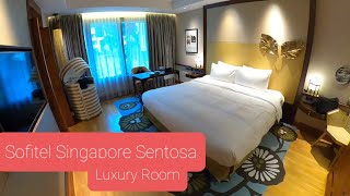 Sofitel Singapore Sentosa Resort amp Spa Luxury Room  Staycation  Room Tour [upl. by Stryker]