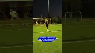 Sergio Ramos Shows His Son How to Master a Penalty Kick 🔥Football SergioRamos PenaltyKick [upl. by Adlar]