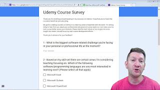 Udemy Course Survey  Kyle Pew [upl. by Alwyn]