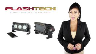 Flashtech Black Series Street Legal LED light bar [upl. by Cirad292]