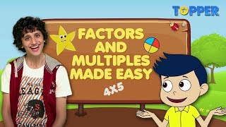 Factors and Multiples made easy Prime Factorization Find factors of all numbers Class 1 to 5 [upl. by Nuahsak]